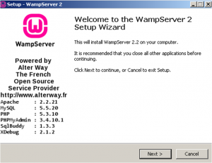 instalar wampserver