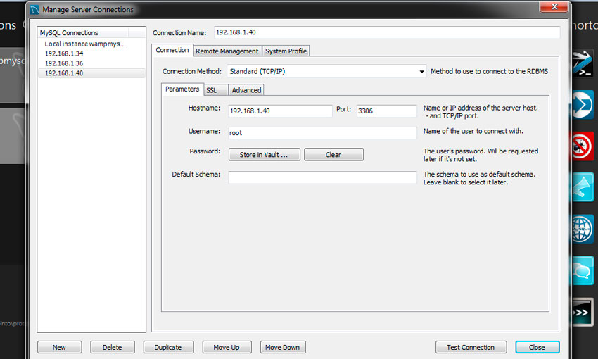 MySQL Workbench configurar conexión remota