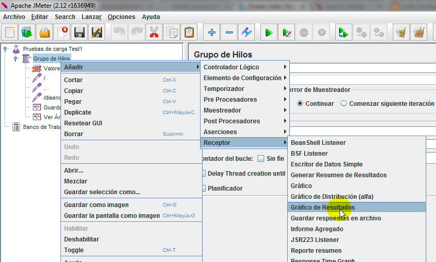 Pruebas de carga de un sitio web con JMeter