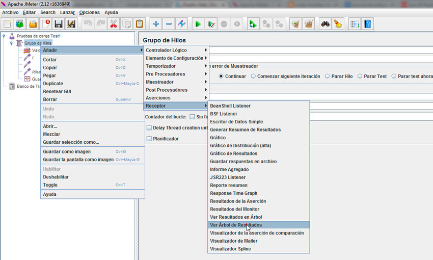 Pruebas de carga de un sitio web con JMeter