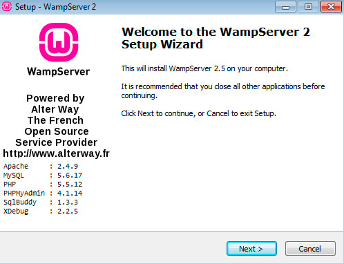 wampserver windows 7