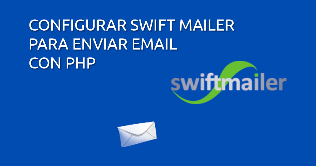 configurar swift mailer php