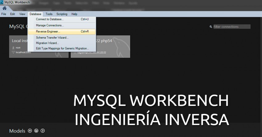 mysql workbench ingenieria inversa