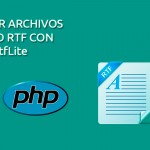 Crear archivos Word RTF con PHPRtfLite