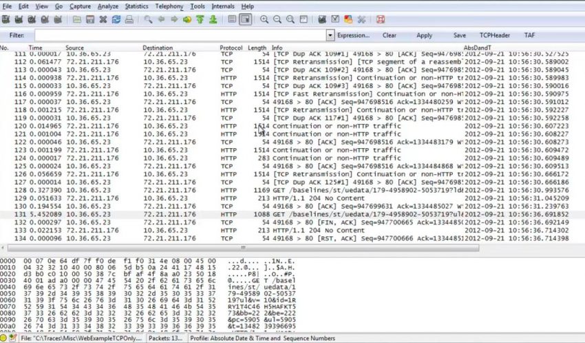 Tcpdump y Wireshark