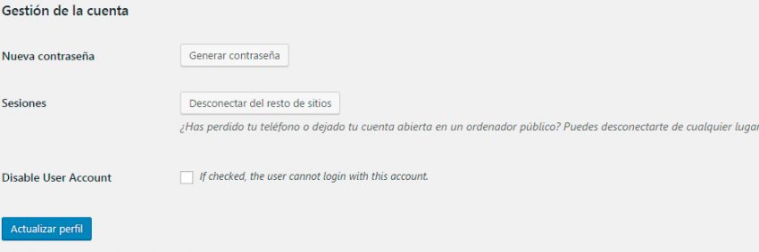 seguridad en wordpress disabled user